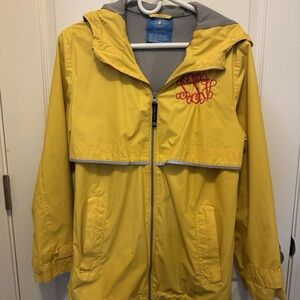 Charles River Apparel Yellow Jacket with Red Embroidery, size S